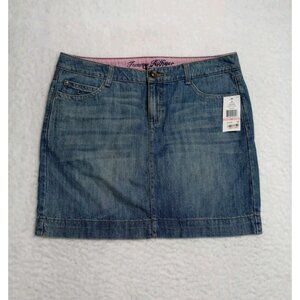 Tommy Hilfiger Women's Denim Mini Skirt Size 10 NWT